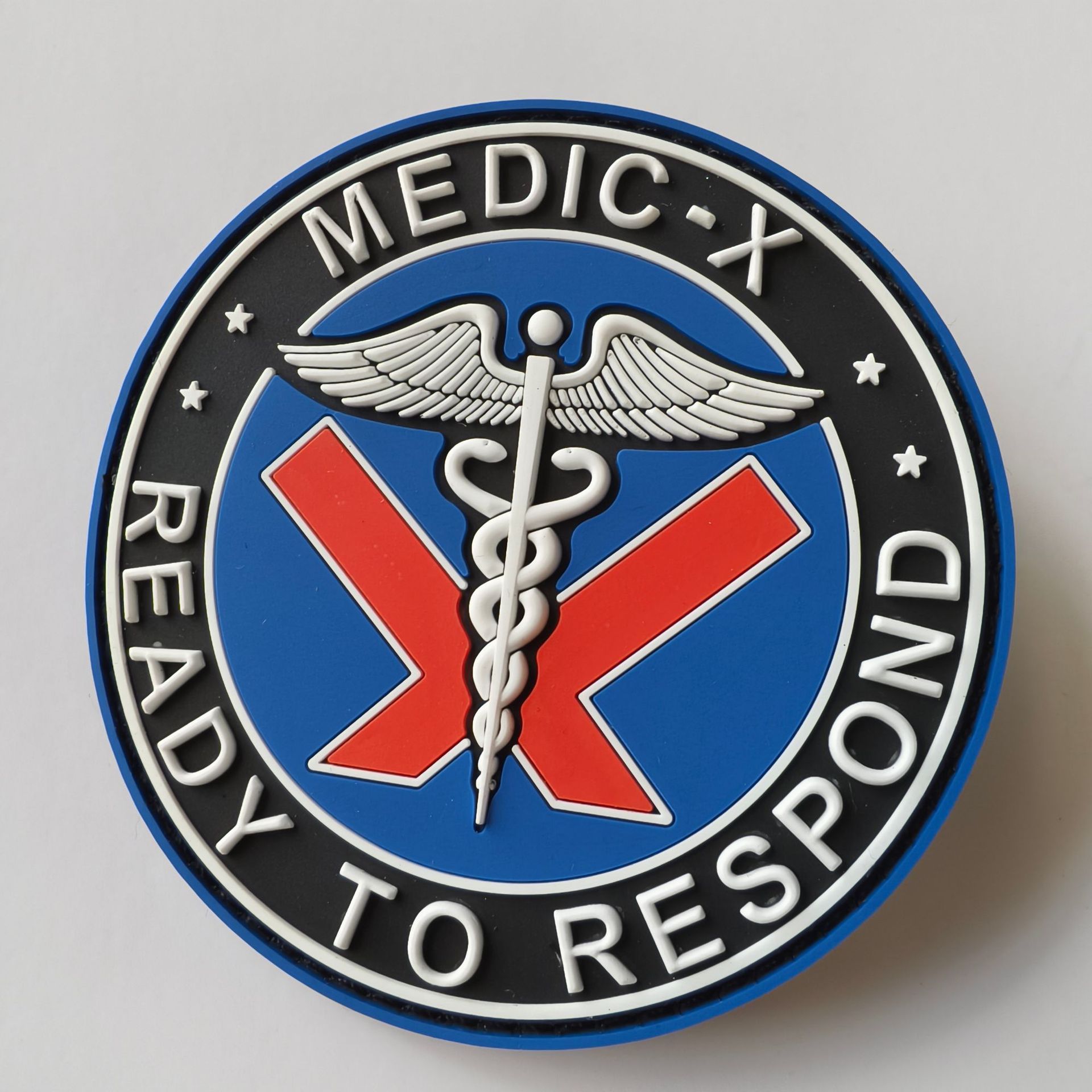 Soft Elastic 3D Embossed PVC Silicone Brand Patch