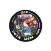 XINGXINDA Custom French Style Rooster PVC Patches 3D Embossed Tactical Morale Badge Hook Loop for Hat Uniform